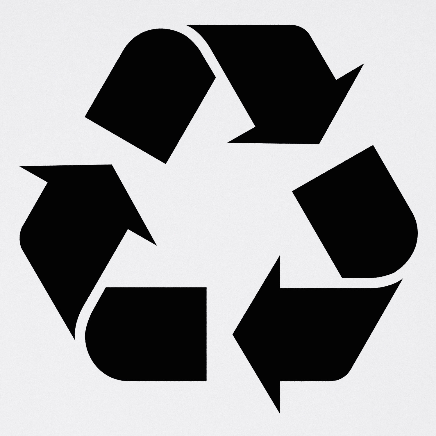 shoerts | Recycling | Detail of large black motif on white shirt